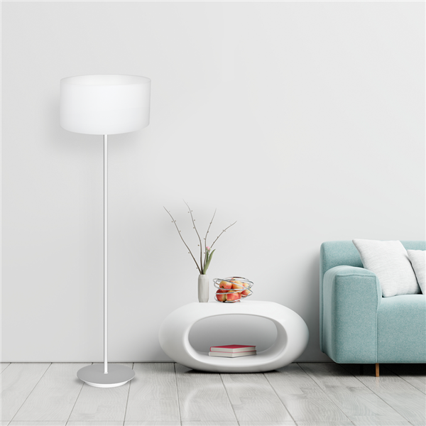NOWOCZESNA LAMPA STOJĄCA BARI WHITE 1xE27 MLP4682