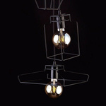 Lampa vintage FIORD III zwis retro