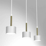 Lampa wisząca ARENA WHITE/GOLD 3xGX53