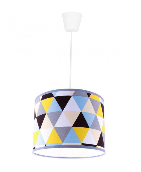Lampa do pokoju dziecka z kolorowym z abażurem 
