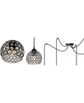 Nowoczesna Lampa wisząca typu Pająk Spider Crystal