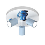 Lampa sufitowa do pokoju chłopca Autka GU10