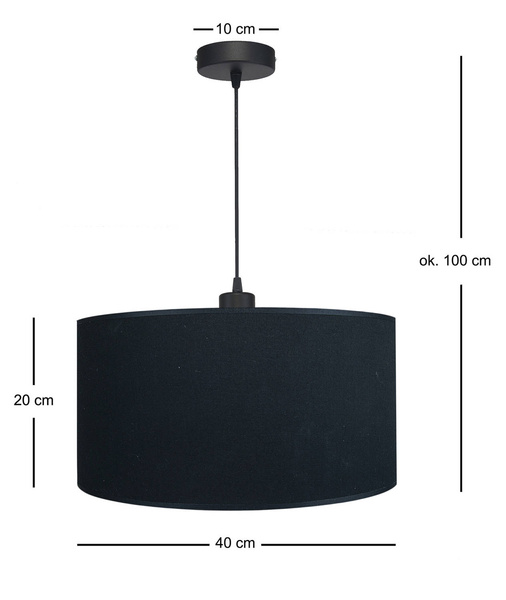 Lampa wisząca MIRROR B BLACK