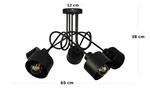 Lampa do pokoju młodzieżowego loft 5