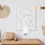 Lampa stołowa KANE WHITE 1xE27 MLP4802