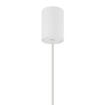 Lampa wisząca kompozytowa elipsa CANOE 40W 5x E27 wys. 250cm | biały