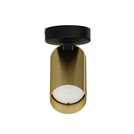 Lampa natynkowa sufitowa MONO I SOLID BRASS 10W GU10 | mosiądz