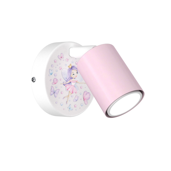 Lampa ścienna do pokoju dziewczynki Wróżka GU10