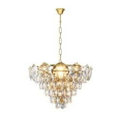 Żyrandol glamour SELENA GOLD ML5988