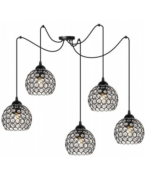 Nowoczesna Lampa wisząca typu Pająk Spider Crystal 3xE27 Led