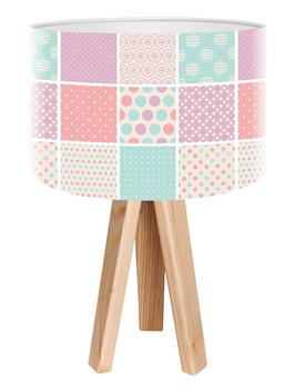Lampa stołowa do pokoju dziewczynki Pastele