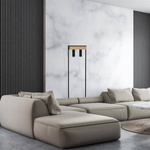 Nowoczesna lampa stojąca WEST BLACK 2xGU10 MLP5516