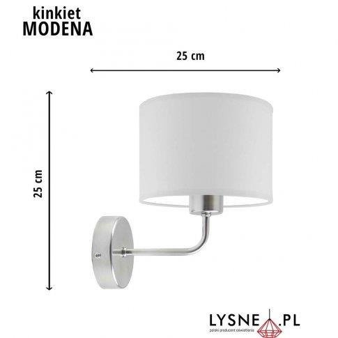 Nowoczesny kinkiet dziecięcy MODENA