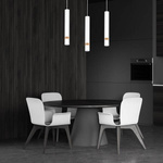 Lampa wisząca JOKER, MLP6302, biały/drewno, 3x8W GU10