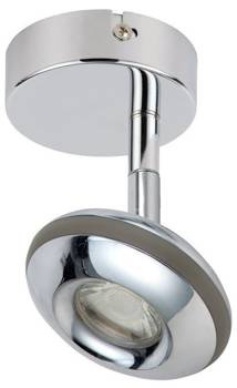 LAMPA ŚCIENNA KINKIET CANDELLUX SKIPPER 91-67494  LED  GŁÓWKA OKRĄGŁA  Z PRZEGUBEM   CHROM