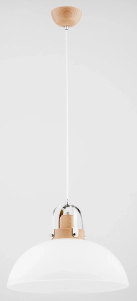 Lampa wisząca ALFA ECLAT DREWNIANA 1xE27 40cm | 60581