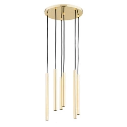 Lampa wisząca ALFA COLLET ZŁOTA 6xG9 LED 30cm | 63162