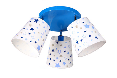 Lampa do pokoju chłopca i dziewczynki w gwiazdki regulowany Kolorowe Stożki 3