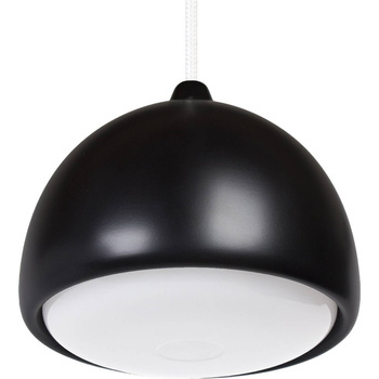 Lampa wisząca drewniana czarna ACORN I