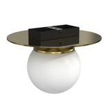 Lampa sufitowa PLATO, MLP7969, biały/złoty, 1x40W E14