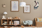 Lampa dziecięca Leśni Przyjaciele i Chmurki 60 cm