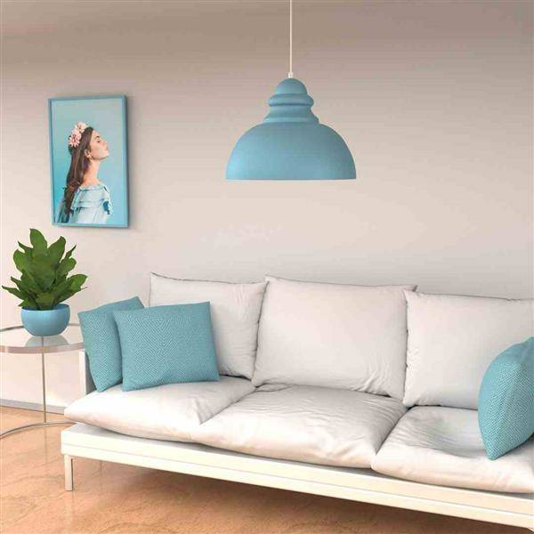 Lampa wisząca CORIN BLUE 1xE27