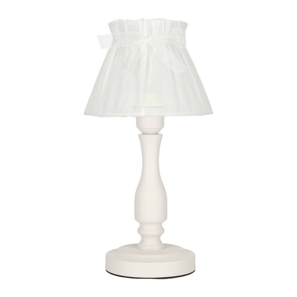 Lampa stołowa/nocna ZEFIR 41-73815 biała 1x40W E27