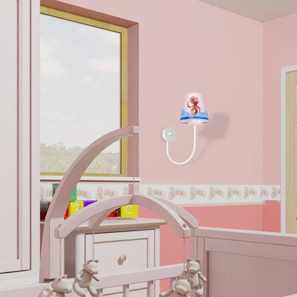Kinkiet do pokoju dziecięcego OŚMIORNICA LOLA MiniMini 1xE27 