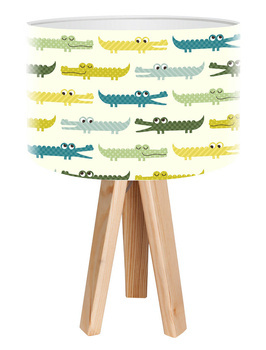 Lampa stołowa do pokoju chłopca Krokodyle