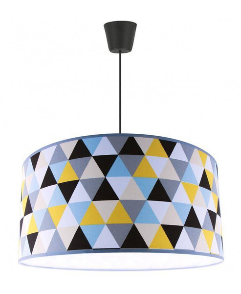 Lampa do pokoju dzicecego z kolorowym z abażurem 