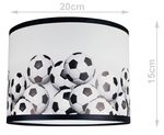 Lampa sufitowa do pokoju piłkarza Mundial 3xE27