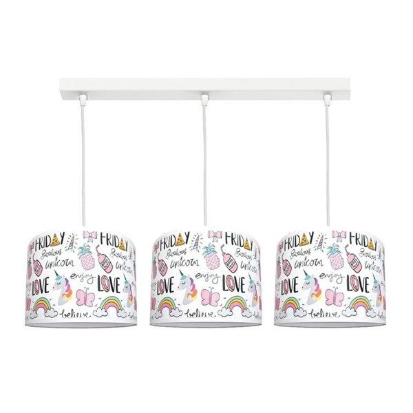 Lampa do pokoju dziewczynki Jednorożec 3