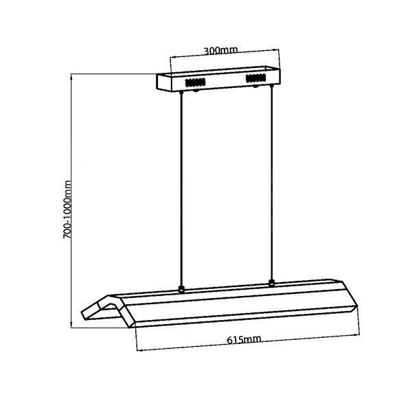 Lampa wisząca VENTO LED 61,5cm