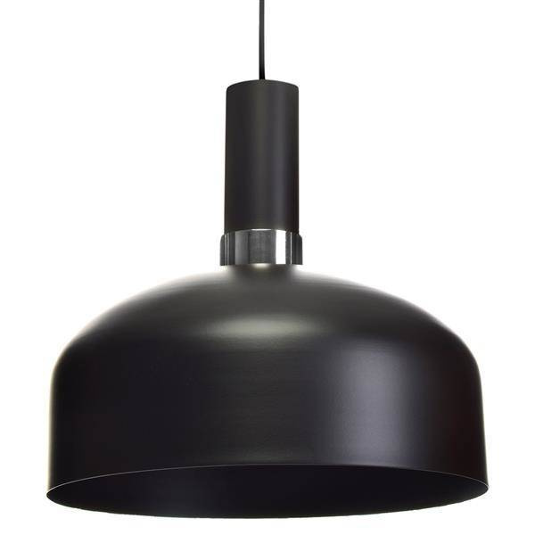 Nowoczesna lampa wisząca MALMO BLACK/CHROME 1xE27 MLP6203