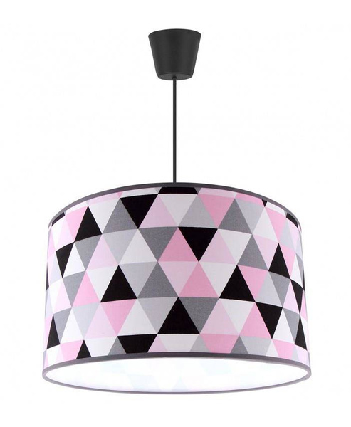 Lampa do pokoju dziecięcego z kolorowym z abażurem   