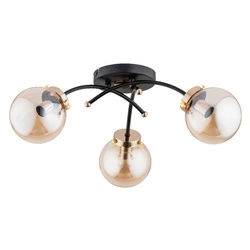 Lampa sufitowa ALFA NATELLA CZARNA 3xE14 52cm | 63050