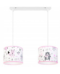 Lampa do pokoju dziecka z abażurem regulowana 