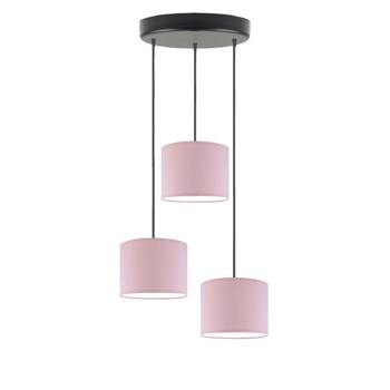 Lampa wisząca do pokoju dziewczynki różowa Cukierkowy Cylinderek