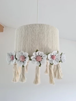 Lampa wisząca dla dziewczynki w stylu Boho Kwiatowe Love