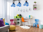 Lampa sufitowa do pokoju nastolatki w stylu loft Motyl Listwa 3