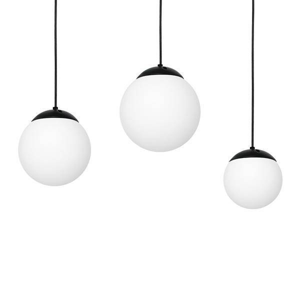Nowoczesna lampa wisząca listwa LIMA BLACK 3xE14 MLP6524
