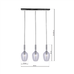 Stylowa lampa wisząca TANGO CLEAR ML6164