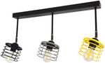 Lampa sufitowa do pokoju dziecka nowoczesna w stylu loft Listwa Edison Koszyk 3