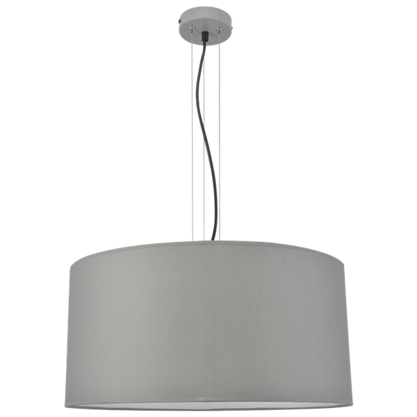 NOWOCZESNA LAMPA SUFITOWA BARI GREY 3xE27 MLP4686