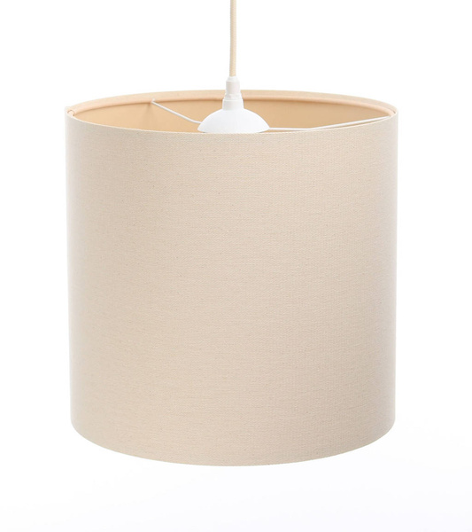 Lampa dziecięca w stylu Boho walec wysoki kremowy- średnica 60 cm 