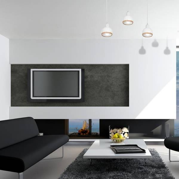 Lampa wisząca OVAL, MLP7044, biały/drewno, 3x60W E27