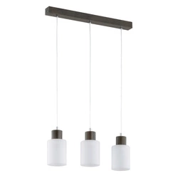 Lampa wisząca ALFA EVIC RETRO DREWNIANA 3xE27 55cm | 62321