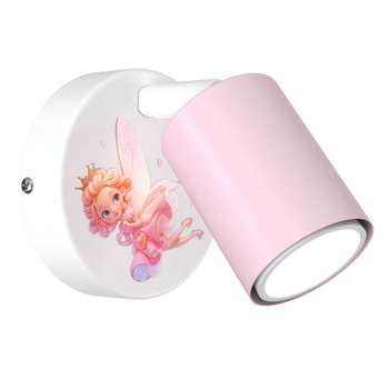 Lampa ścienna do pokoju dziewczynki Księżniczka GU10