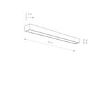 Kinkiet KAGERA LED M chrom 61cm