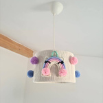 Lampa dla dziewczynki w stylu Boho Jednorożce 